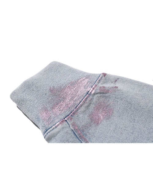 パーカー FOIL WASHED ONE POINT PULLOVER HOODIE レディースの画像