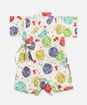 ベビー服 ロンパース 綿100% 甚平カバーオールの詳細画像1