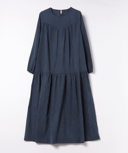 「STYLE DELI」 長袖ワンピース 01 レッド レディース_画像2