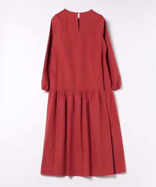 「STYLE DELI」 長袖ワンピース 01 レッド レディース_画像3