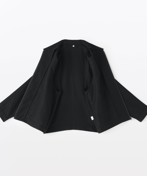 MUJI Labo シャツ 「MUJI Labo」紳士 リネンリヨセル ジップアップ