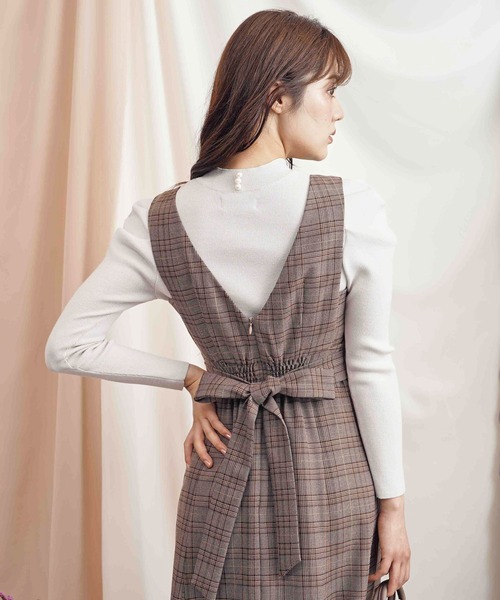 「NOELA」 長袖ニット フリー ブラウン レディース_画像4
