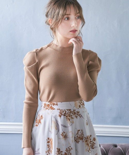 「NOELA」 長袖ニット フリー ブラウン レディース_画像9
