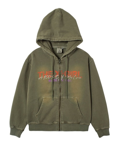 【即完】 ヒステリックグラマー ヴィクセンガール スウェットパーカー M 実寸L 24FW Supreme × HYSTERIC GLAMOUR Thermal Hooded Sweatshirt