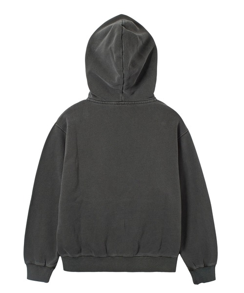 X-girl（エックスガール） パーカー FADED LOGO PRINT ZIP UP SWEAT