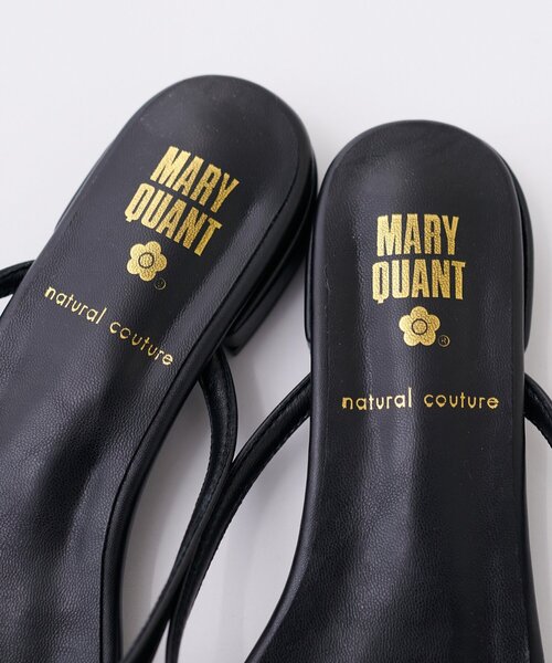 natural couture サンダル 「MARY QUANTコラボ」デイジーモチーフ