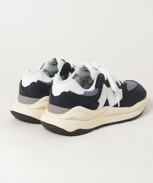 「New Balance」 ローカットスニーカー 24.5cm ネイビー レディースの画像
