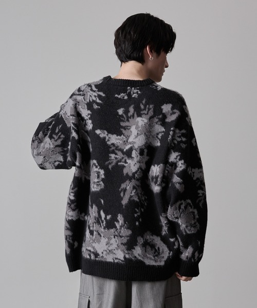 「CLEL」 長袖ニット L ブラック メンズ_画像3
