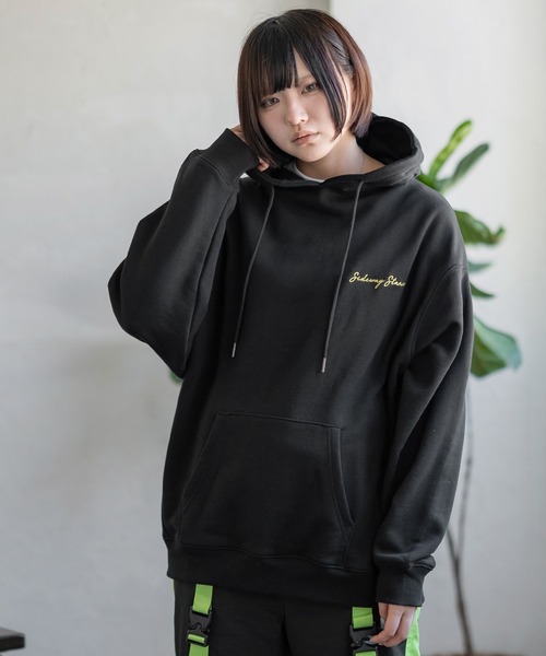 「SIDEWAY STANCE」 プルオーバーパーカー MEDIUM ブラック メンズ_画像2