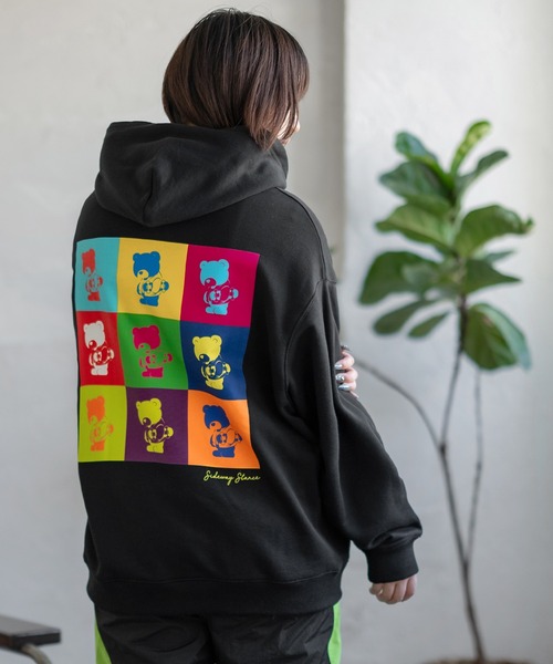 「SIDEWAY STANCE」 プルオーバーパーカー MEDIUM ブラック メンズ_画像3