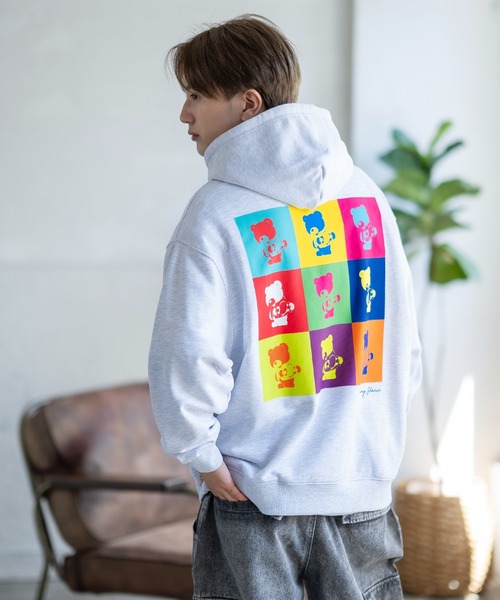 「SIDEWAY STANCE」 プルオーバーパーカー MEDIUM ブラック メンズ_画像7