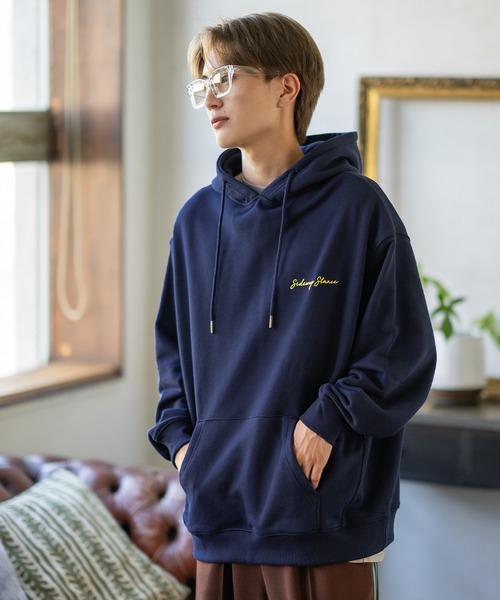 「SIDEWAY STANCE」 プルオーバーパーカー MEDIUM ブラック メンズ_画像8