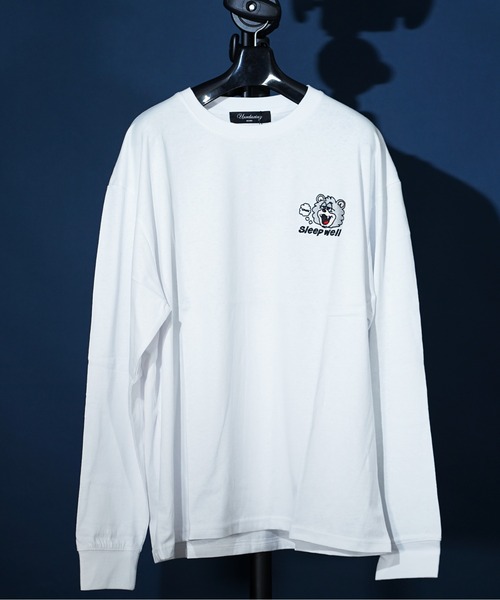 「unrelaxing」 長袖Tシャツ LARGE ホワイト メンズ_画像2