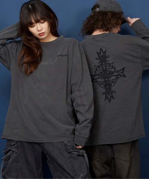 「unrelaxing」 長袖Tシャツ LARGE ホワイト メンズ_画像9
