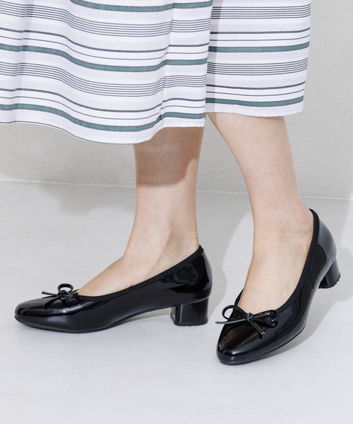 「HIMIKO」 パンプス 24.5cm ネイビー レディース_画像5