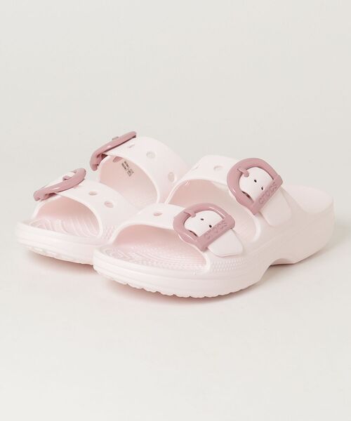 crocs（クロックス） サンダル crocs SATURDAY ENAMEL BUCKLE SANDAL W