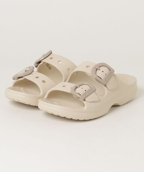 crocs（クロックス） サンダル crocs SATURDAY ENAMEL BUCKLE SANDAL W