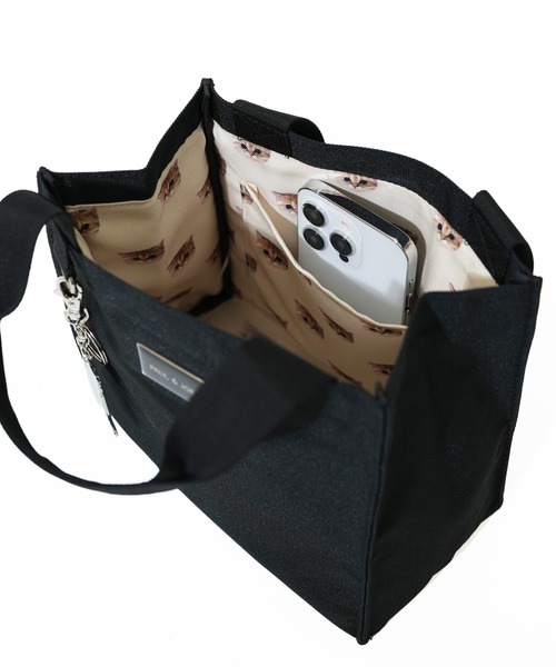 「PAUL & JOE ACCESSOIRES」 ハンドバッグ FREE ブラック レディース_画像9