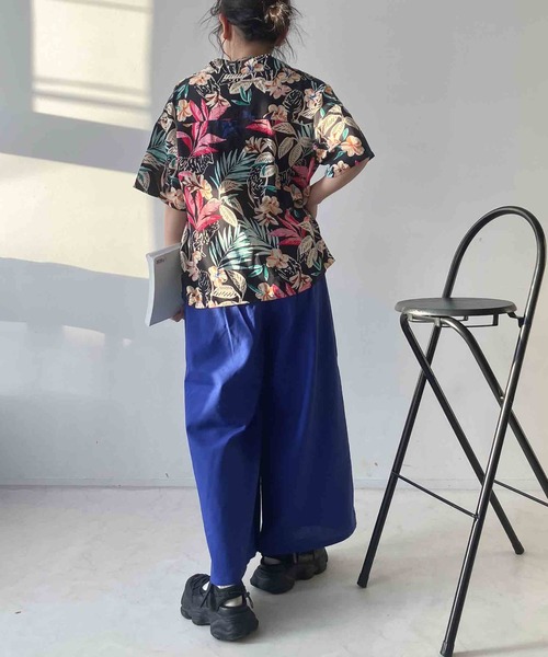 AS KNOW AS（アズノゥアズ） アロハシャツ ブラウス シャツ 夏 半袖