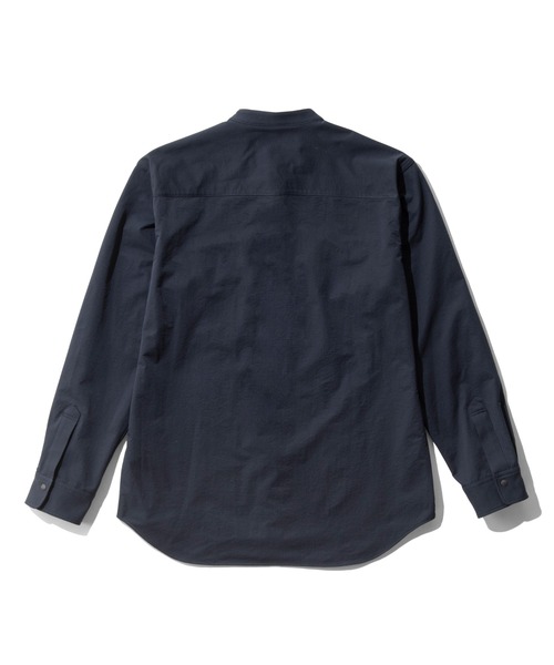 「UNTRACK」 長袖シャツ L ネイビー メンズ_画像4