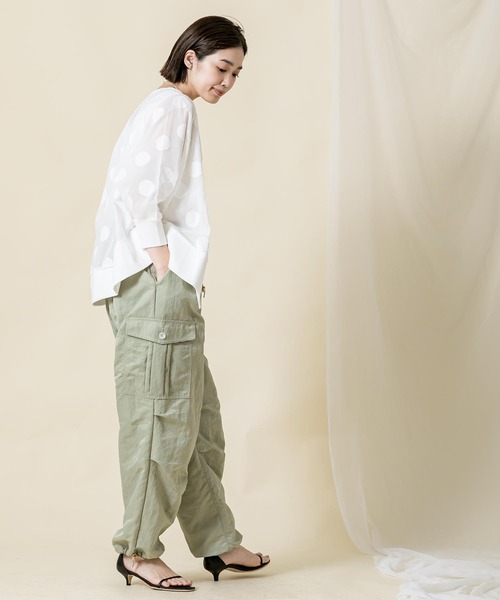 「malla」 7分袖ブラウス FREE ブラック レディース_画像9
