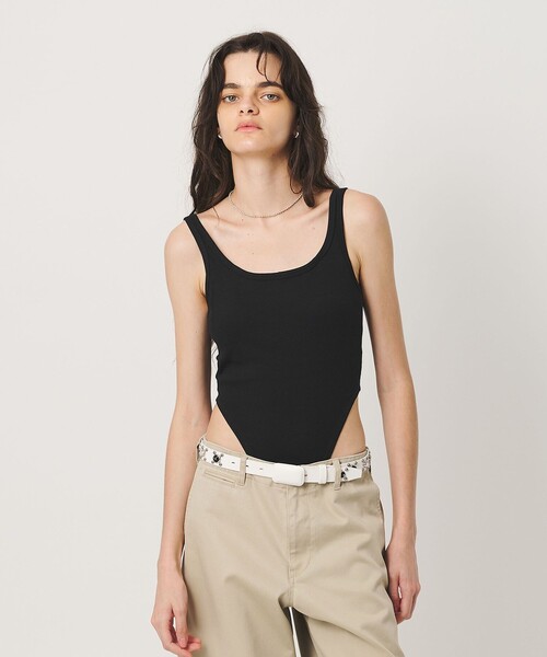 H BEAUTY&YOUTH UNITED ARROWS タンクトップ ノースリーブ 「H」テレコ 