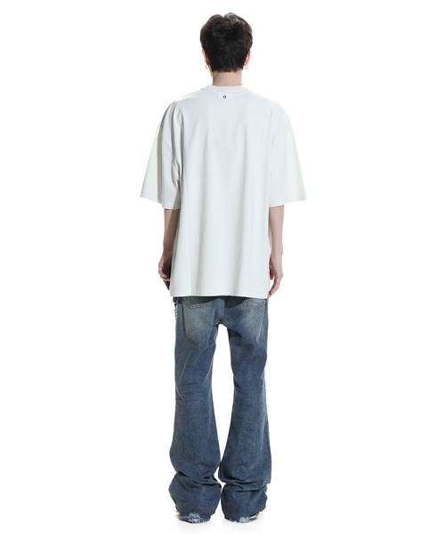 「MASONPRINCE」 半袖Tシャツ S ダークグレー メンズ_画像4