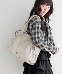 トートバッグ 「PC収納可」LACE UP リ...の詳細画像1