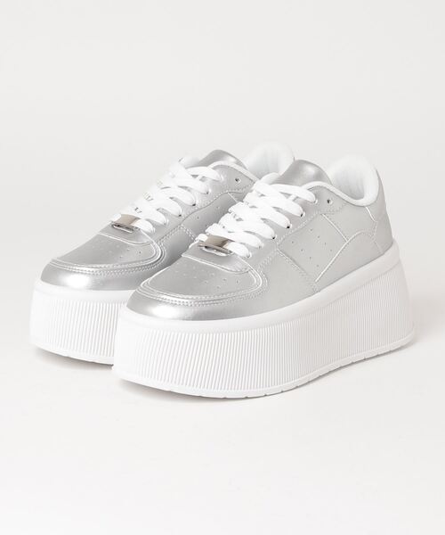 「LOVEHUNTER」 ローカットスニーカー 44 グレー レディース_画像8