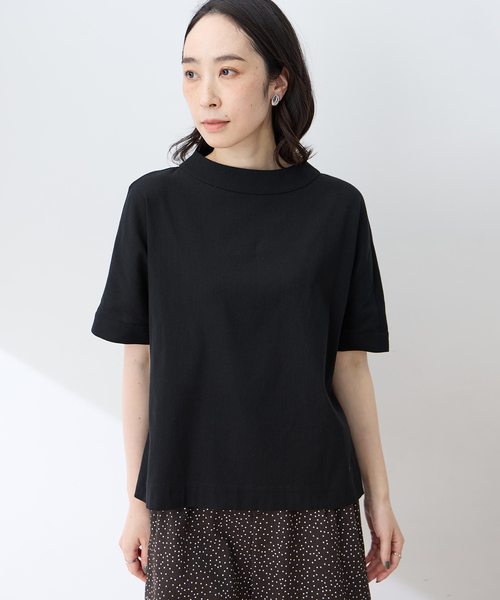 ㅁㅅㅋ様 トップス DECOY SINCE 1981 ブラウス シャツ 「高島ちぢみ」モックネックハーフ