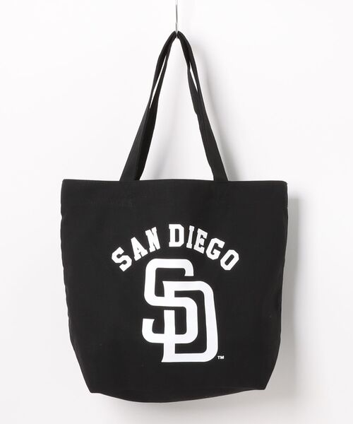 MLB ベーシック ビッグロゴ キャンバス スモール トートバッグ B MLB トートバッグ メジャーリーグベースボール キャンバストート