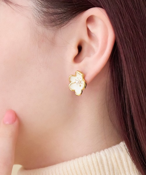 Phoebe ピアス ソフトフラワーピアス/お花 レディース