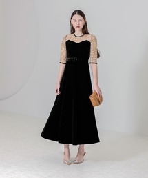 LEJA ドレスワンピース ブラック 結婚式ドレス・パーティードレスの新作アイテム一覧-LEJA(レジャ