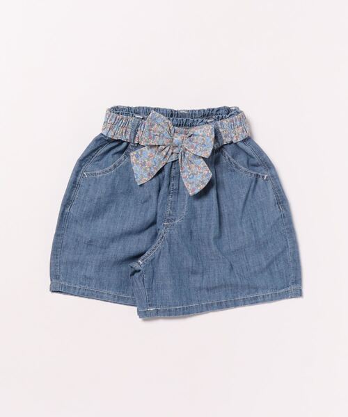 L.COPECK パンツ ライトデニムショート キッズ 子供服 女の子