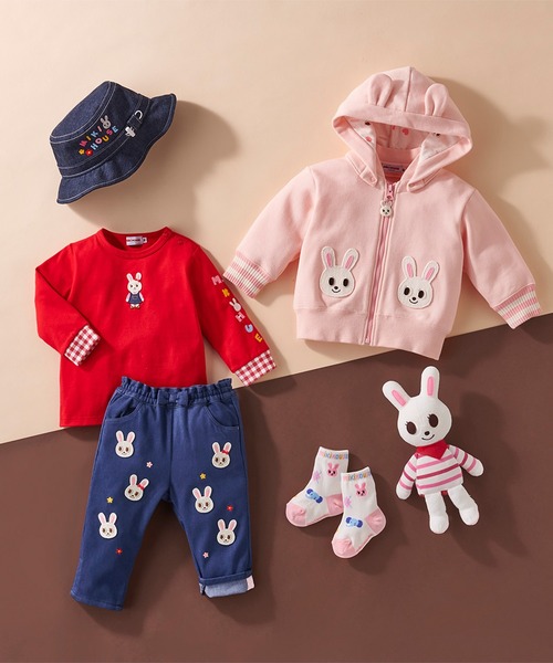 MIKI HOUSE（ミキハウス） パーカー 裏毛パイルパーカー キッズ 子供服