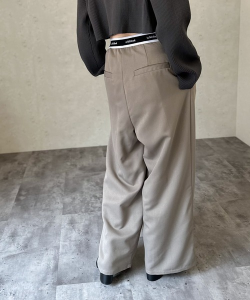 【本物新品保証】 Per sist ence パンツ ウエストゴムタックパンツ レディース ウェア