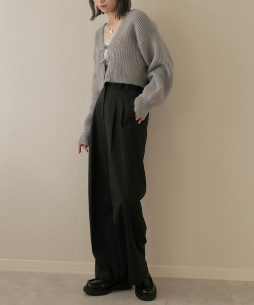 Reurie'  レウリィ　ウーリーカーディガン Reurie'（レウリィ） カーディガン レディース : ZOZOTOWN Yahoo!店