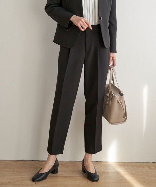 IKKA LOUNGE パンツ 「洗濯機で洗える／フォーマル対応