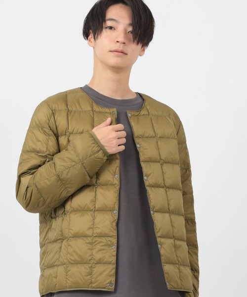 TAION」 ダウンジャケット X-LARGE ダークオリーブ メンズ TAION」 ダウンジャケット X-LARGE ダークオリーブ メンズ