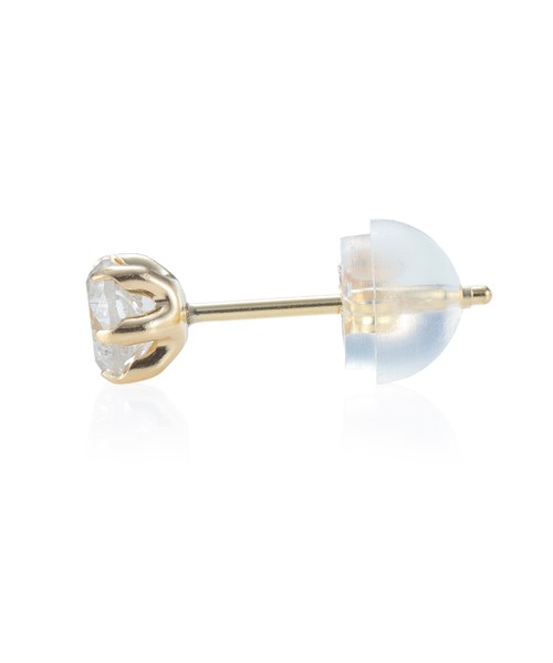 ピアス “Petite Modern”ダイヤモンドピアス（Mサイズ/0.25CT）/K18ゴールド「LION HEART / ライオンハート」の画像