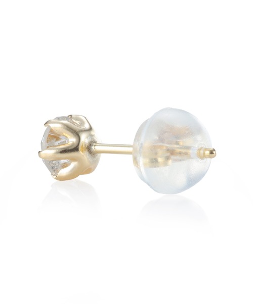 ピアス “Petite Modern”ダイヤモンドピアス（Mサイズ/0.25CT）/K18ゴールド「LION HEART / ライオンハート」の画像