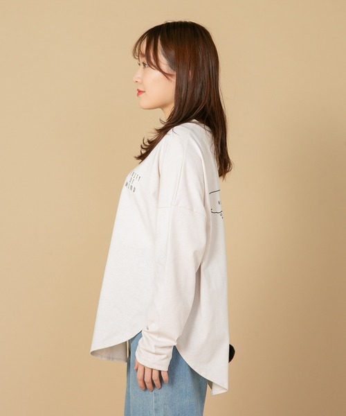tシャツ 「LIVERY/ライブリー」　チワワ パンダ サメ シッポロンT レディース LB/S tシャツ 「LIVERY/ライブリー」 チワワ パンダ サメ