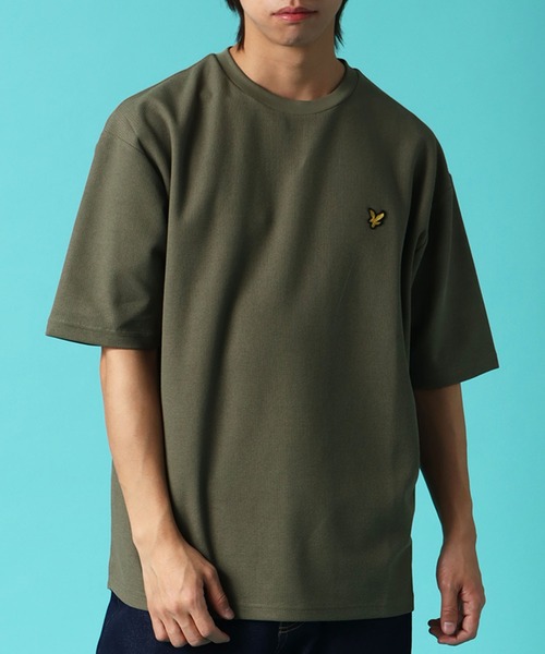Lyle & Scott★半袖 クルーネック ロゴ 胸ポケット付 Tシャツ LYLE&SCOTT tシャツ 「LYLE＆SCOTT/ライルアンドスコット」ワン
