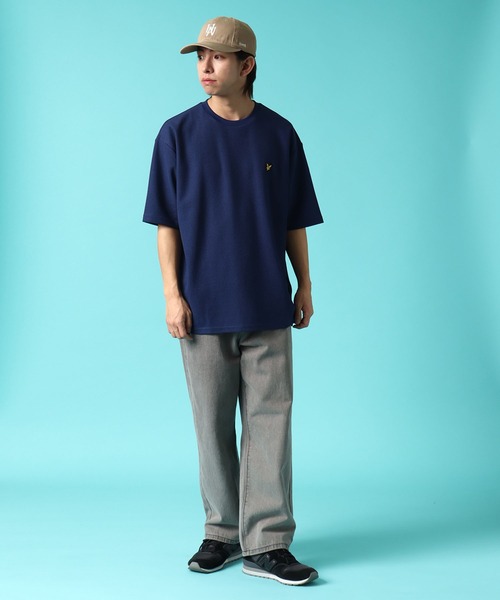 Lyle & Scott★半袖 クルーネック ロゴ 胸ポケット付 Tシャツ タカキュー TAKA-Q ライル&スコット/LYLE&SCOTT 綿天竺ニット