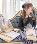 レッスンバッグ フラワープリントシューズバッグ...の詳細画像2