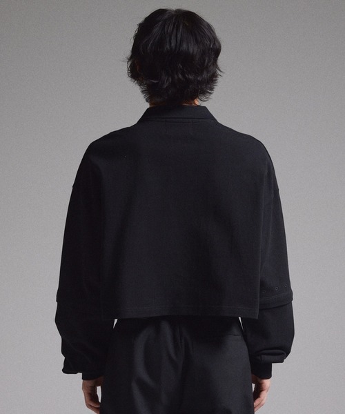 GRANCY ポロシャツ 「GRANCY」Ziplayered Wideshort Poloshirt