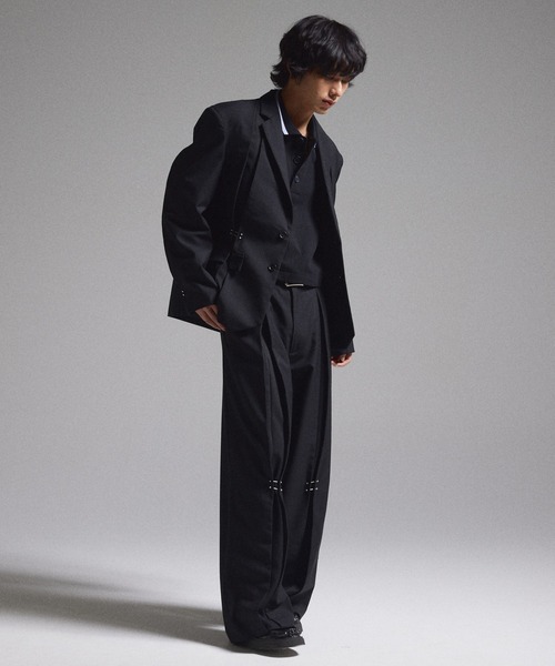 GRANCY ポロシャツ 「GRANCY」Ziplayered Wideshort Poloshirt