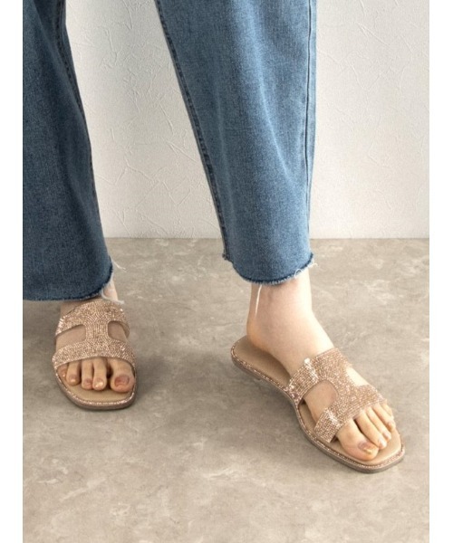 【追跡あり!】Steve Madden ラインストーン ストラップサンダル Realta サンダル Realta(レアルタ)Iストラップラインストーン