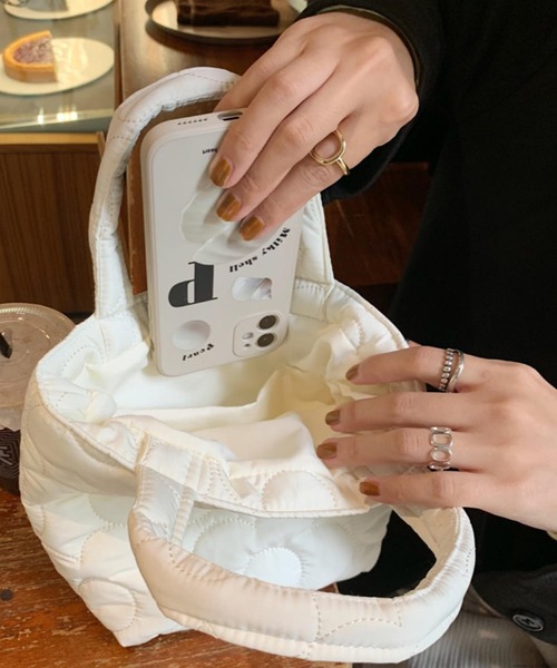 TONE SELECT GOODS トートバッグ Liaa/フラワー キルティング
