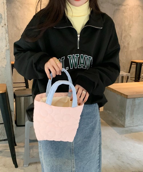 TONE SELECT GOODS トートバッグ Liaa/フラワー キルティング